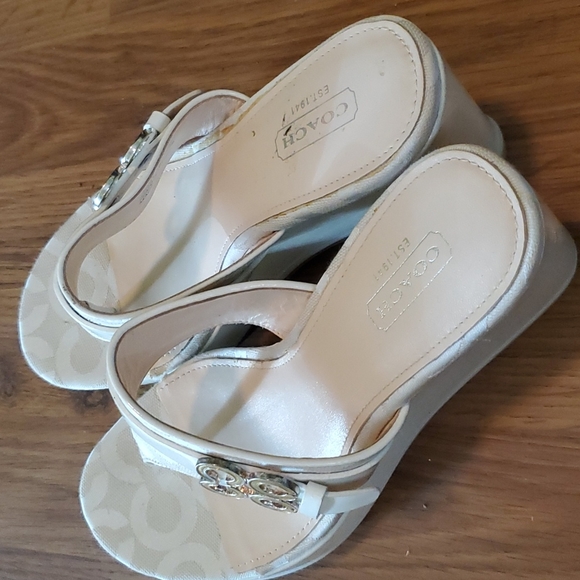 Wedge platform coach 👡 sandals - Picture 1 of 7